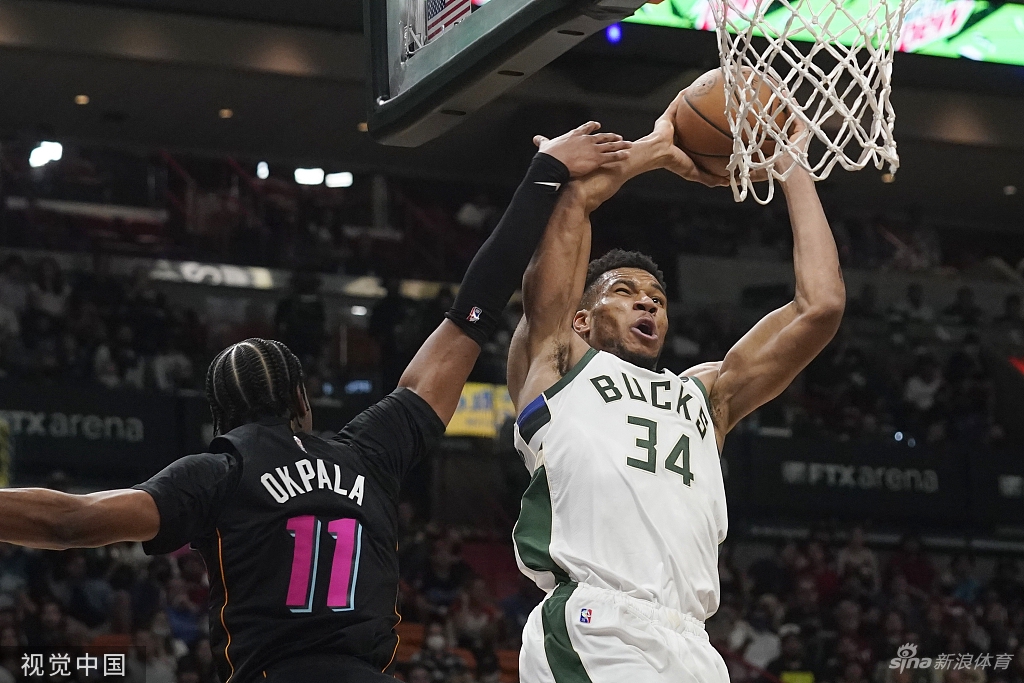 [NBA常规赛]雄鹿104-113热火