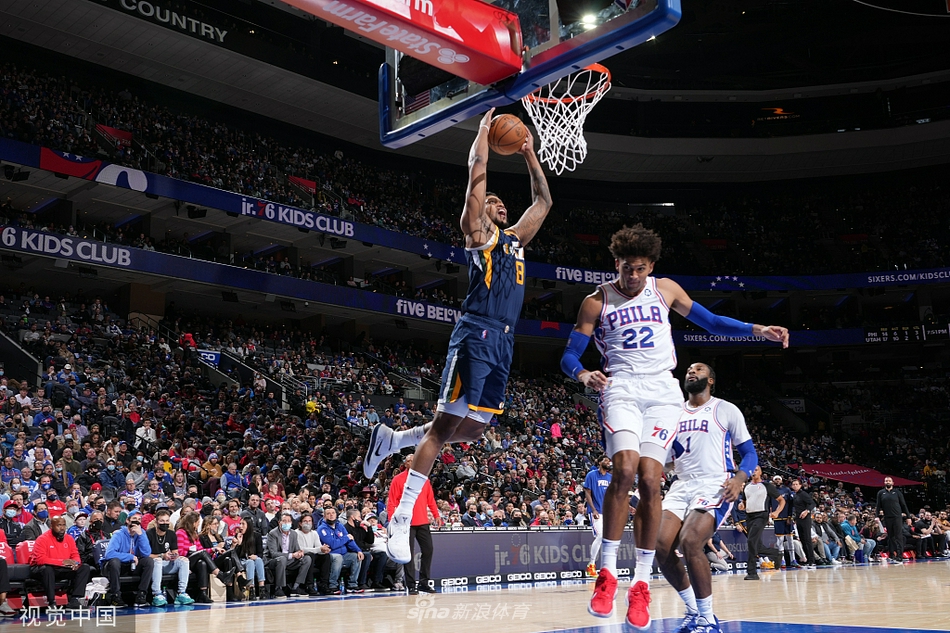 [NBA常规赛]爵士118-96大胜76人