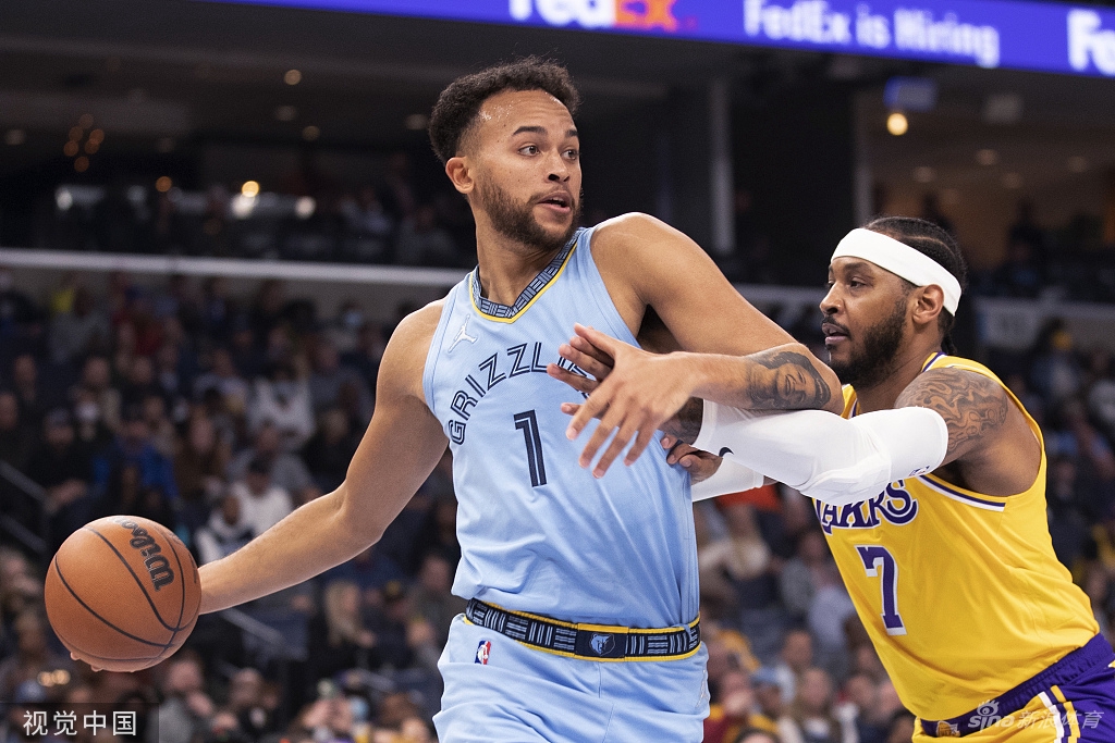 [NBA]湖人95-108灰熊 詹姆斯空砍三双