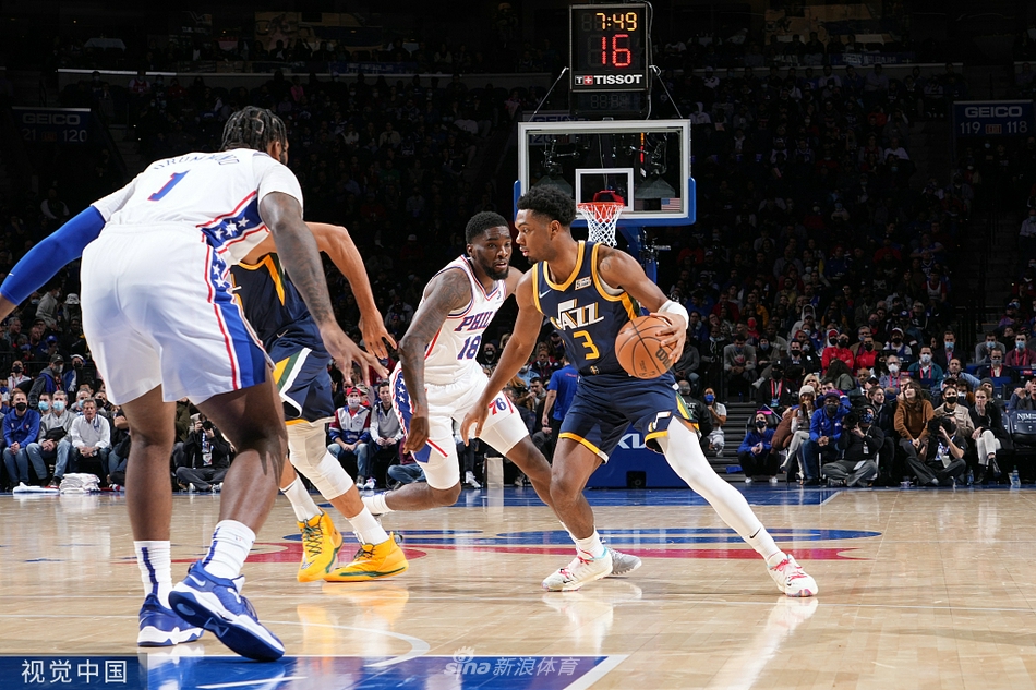 [NBA常规赛]爵士118-96大胜76人