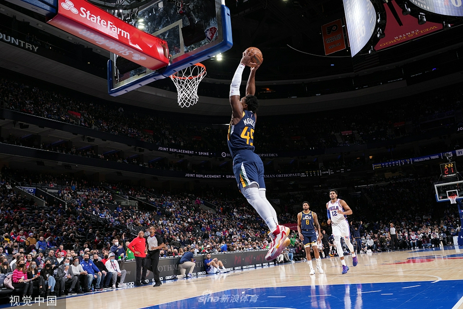 [NBA常规赛]爵士118-96大胜76人