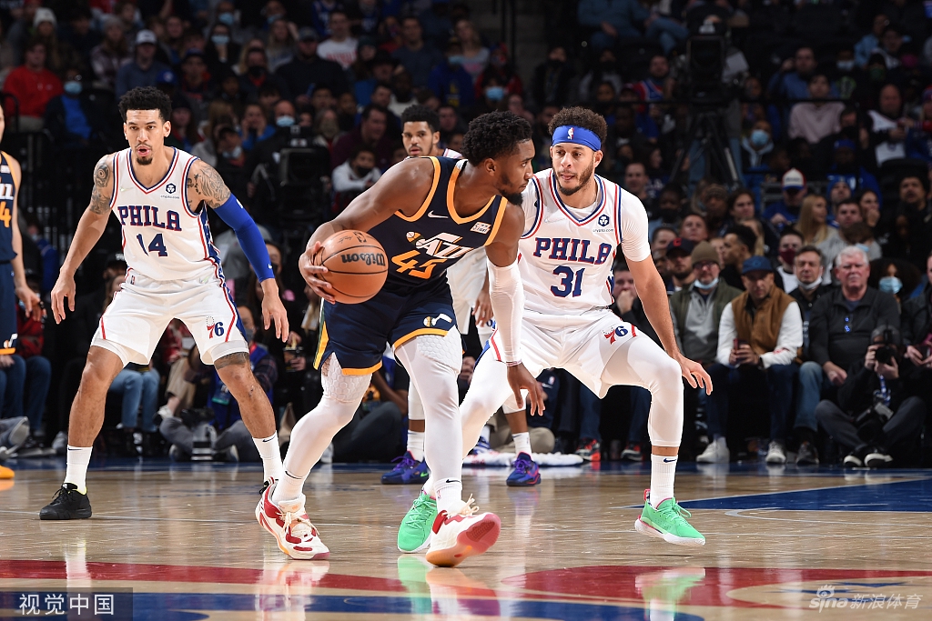 [NBA常规赛]爵士118-96大胜76人