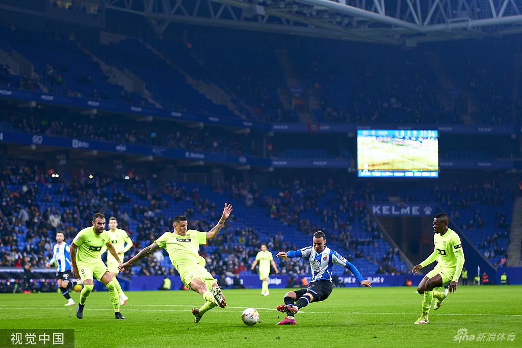 [西甲]西班牙人1-2负 武磊连续5轮替补未出场