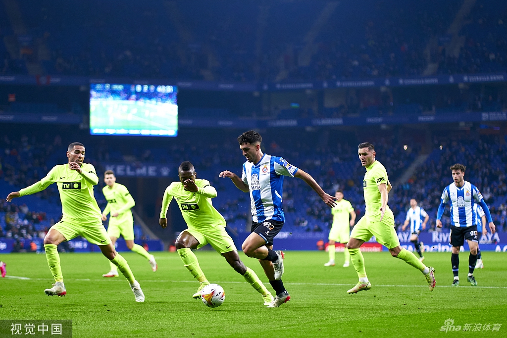 [西甲]西班牙人1-2负 武磊连续5轮替补未出场