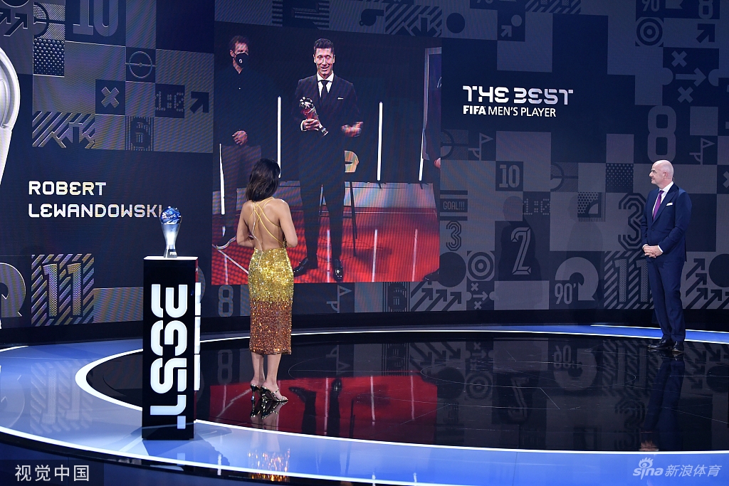莱万蝉联世界足球先生 力压梅西+萨拉赫