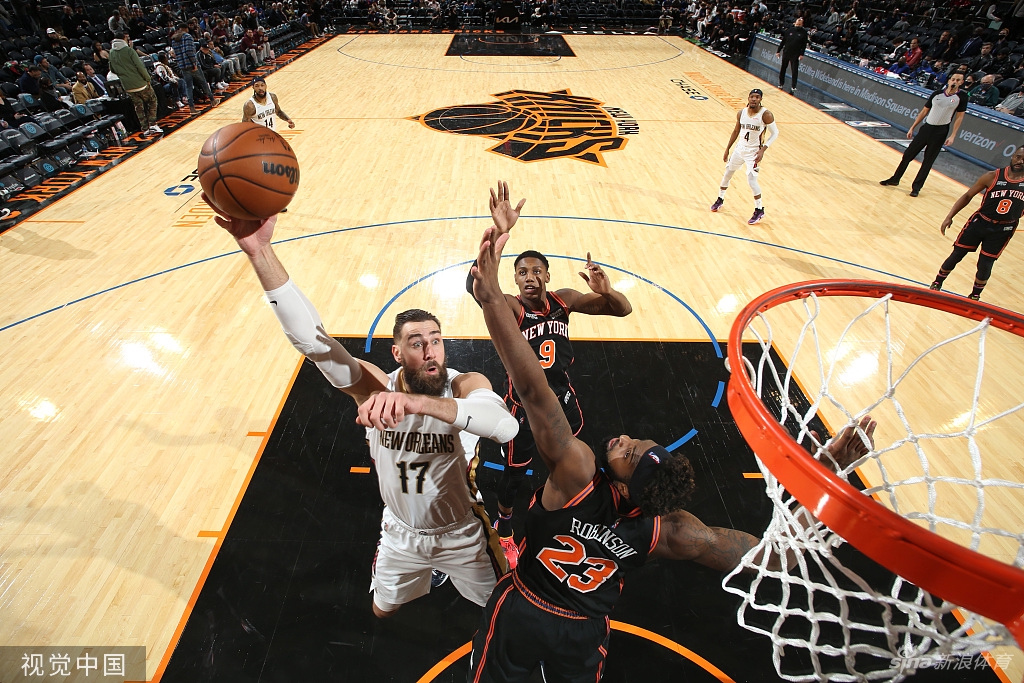 [NBA常规赛]鹈鹕102-91尼克斯