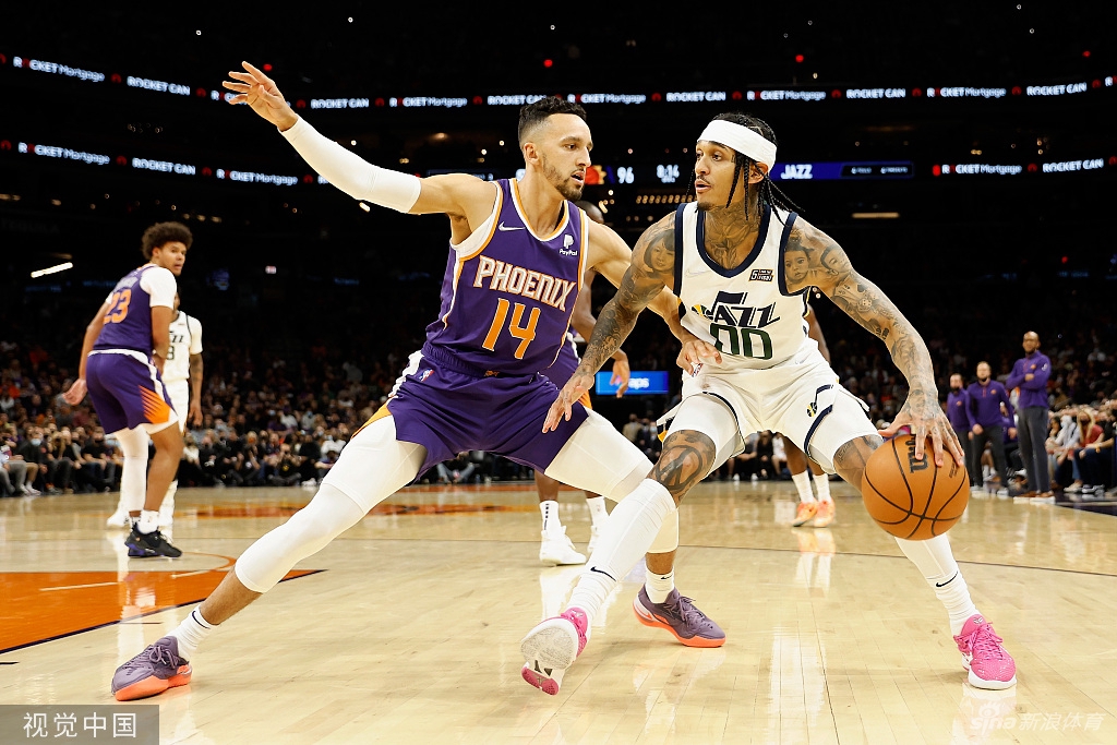 [NBA常规赛]爵士109-115太阳