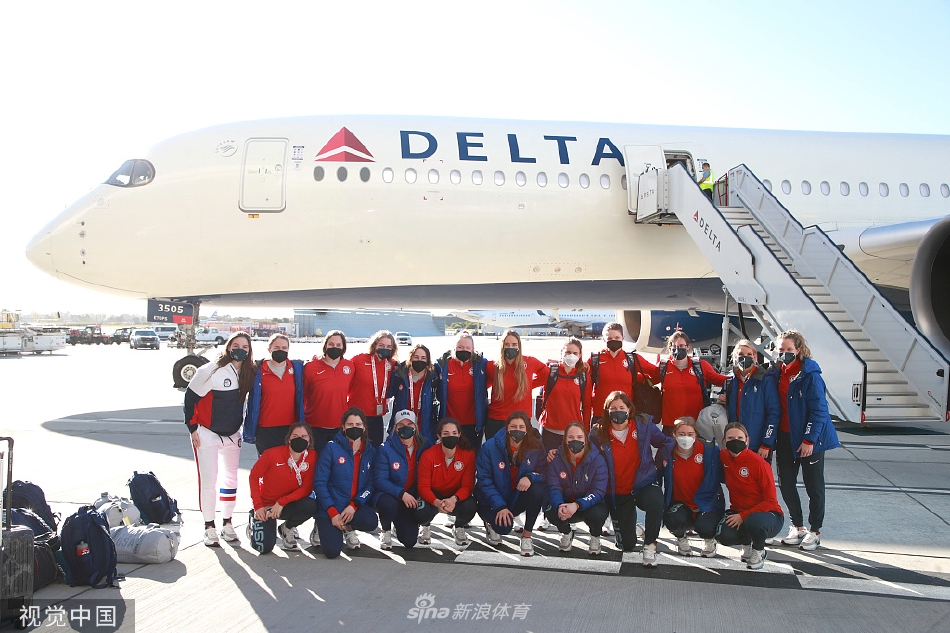 美国冬奥代表团出征北京冬奥会