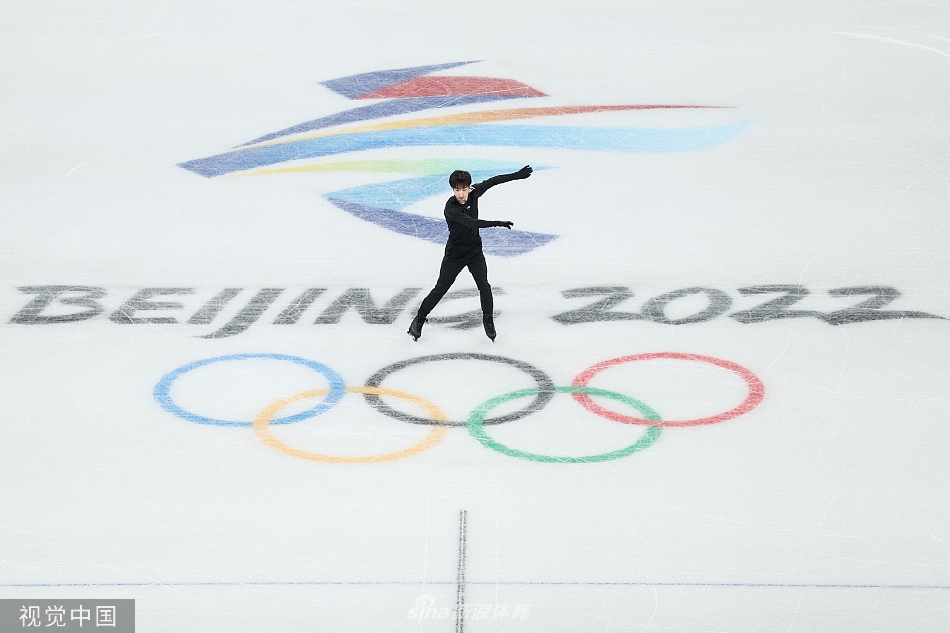 金博洋朱易亮相冬奥花滑训练日