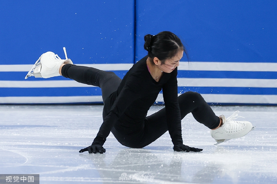 金博洋朱易亮相冬奥花滑训练日