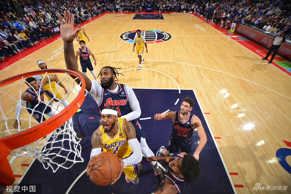 [NBA]湖人87-105负76人 浓眉空砍31分
