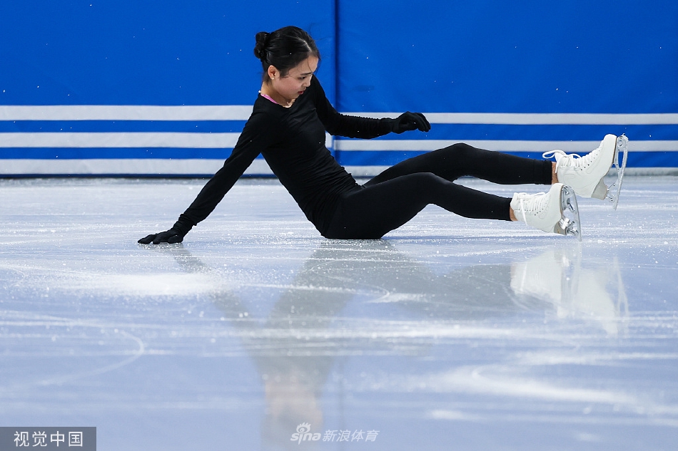 金博洋朱易亮相冬奥花滑训练日