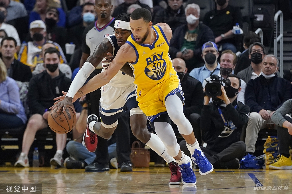 [NBA]森林狼115-124勇士 库里29分6助攻