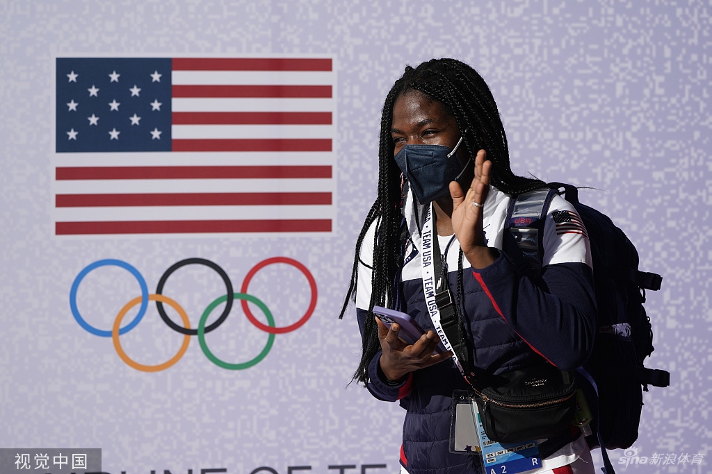 美国冬奥代表团出征北京冬奥会