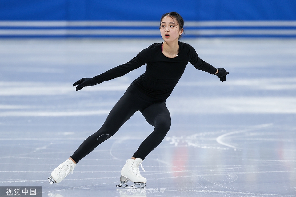 金博洋朱易亮相冬奥花滑训练日