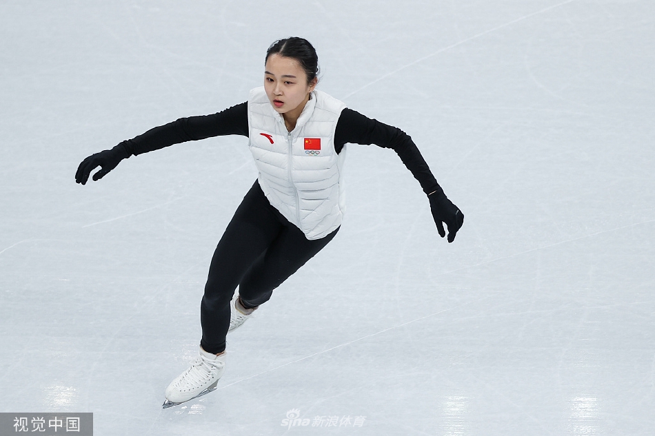金博洋朱易亮相冬奥花滑训练日