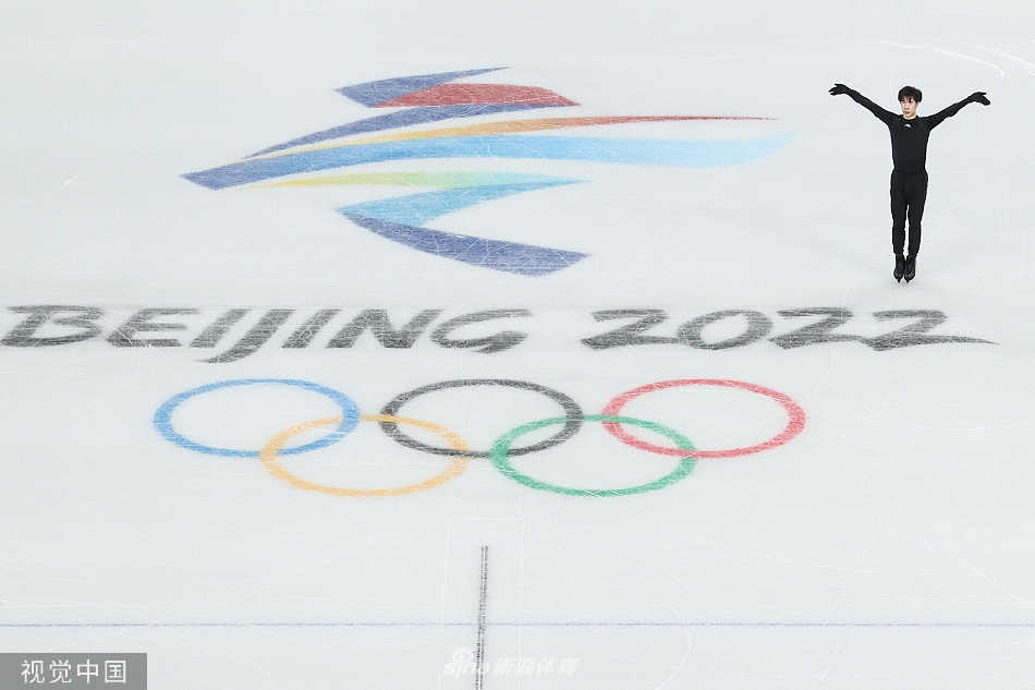 金博洋朱易亮相冬奥花滑训练日