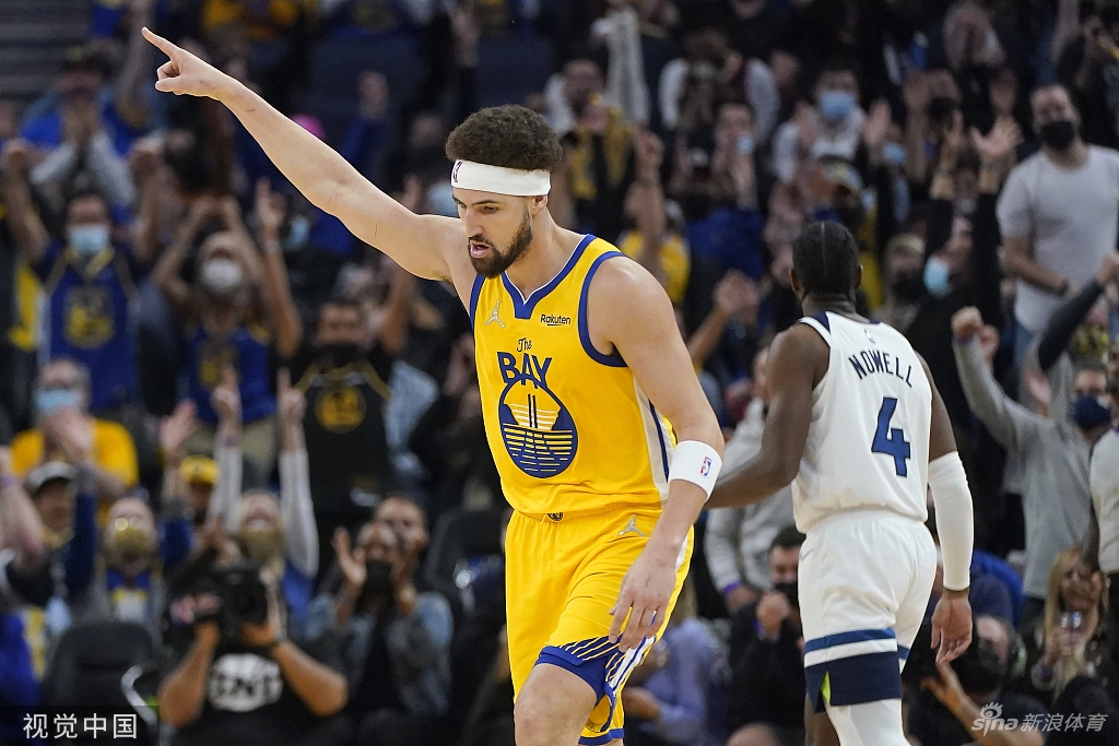 [NBA]森林狼115-124勇士 库里29分6助攻