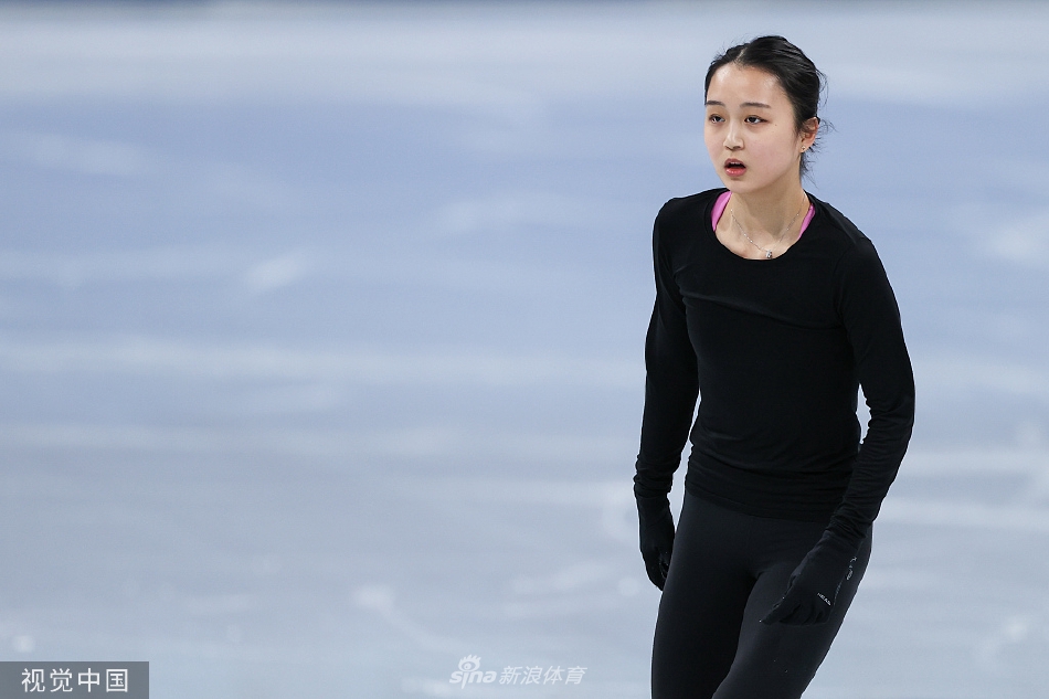 金博洋朱易亮相冬奥花滑训练日