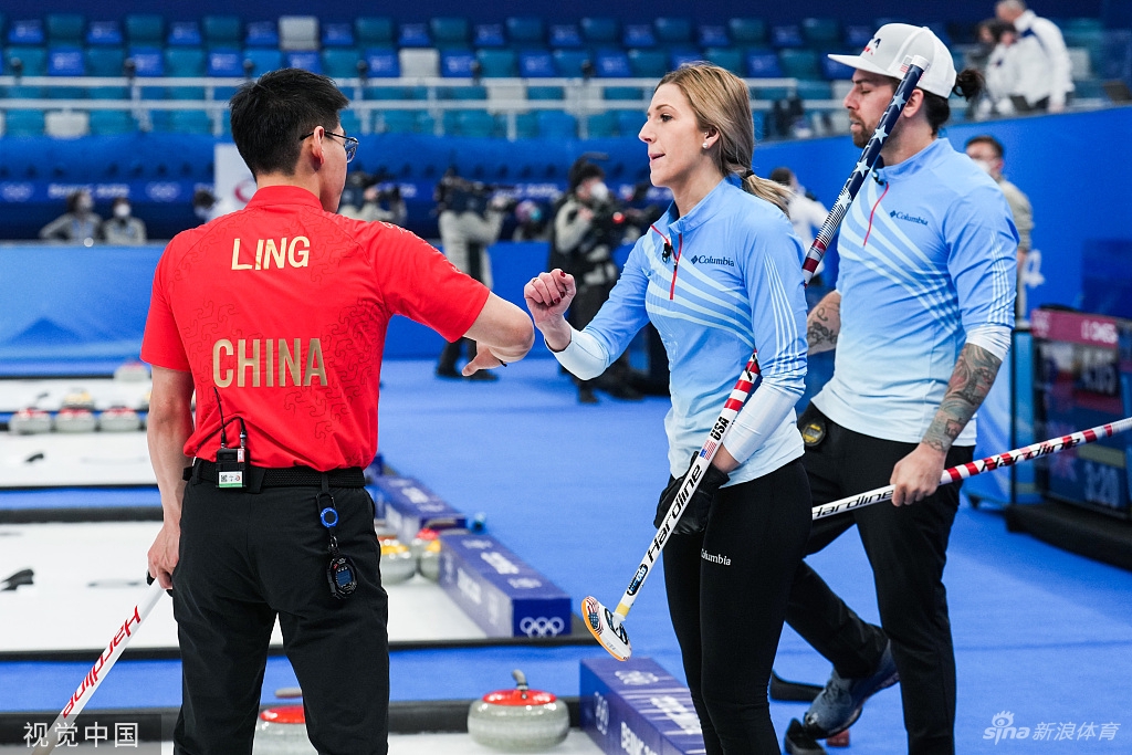 [冰壶混双]范苏圆/凌智5-7负美国组合