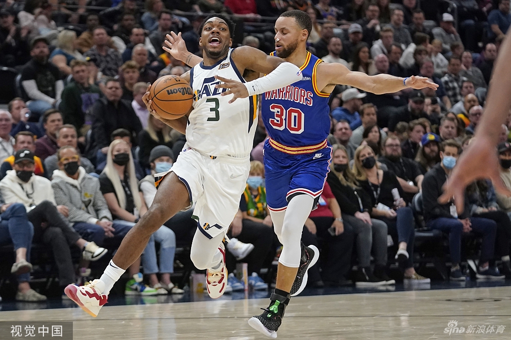 [NBA]勇士85-111爵士 库里16分