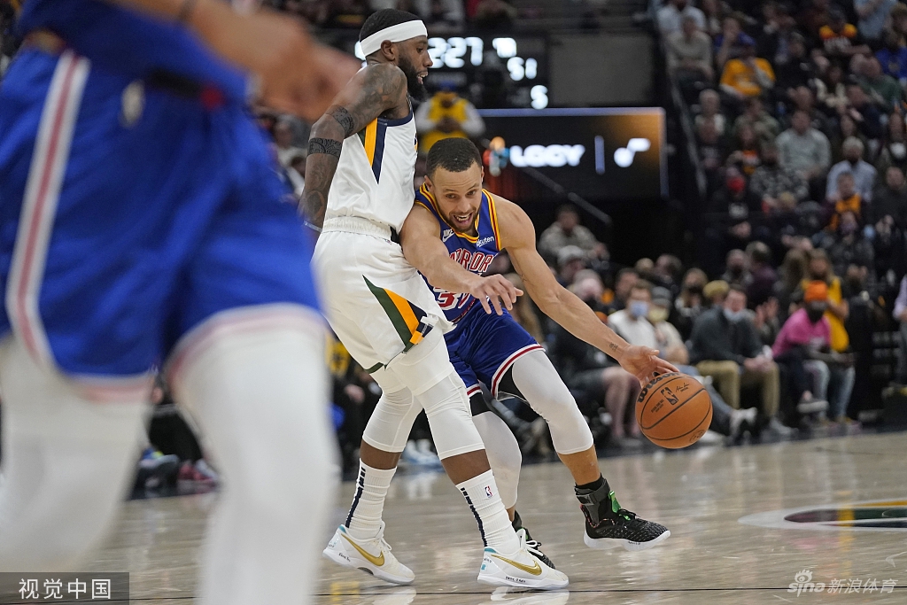 [NBA]勇士85-111爵士 库里16分