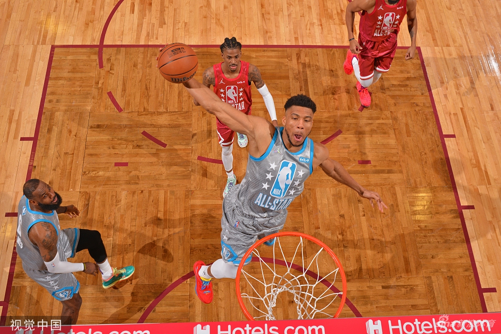 [NBA全明星赛]杜兰特队160-163詹姆斯队