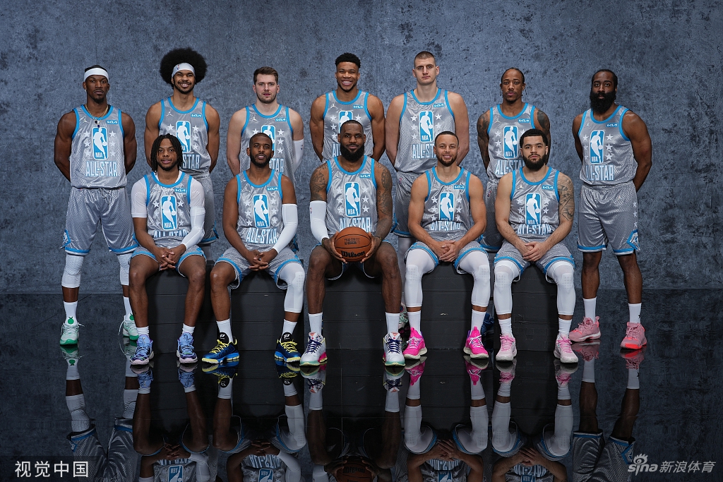 詹姆斯领衔全明星拍摄写真