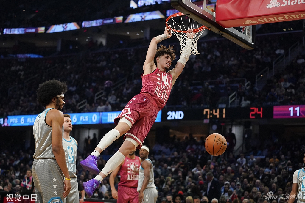 [NBA全明星赛]杜兰特队160-163詹姆斯队