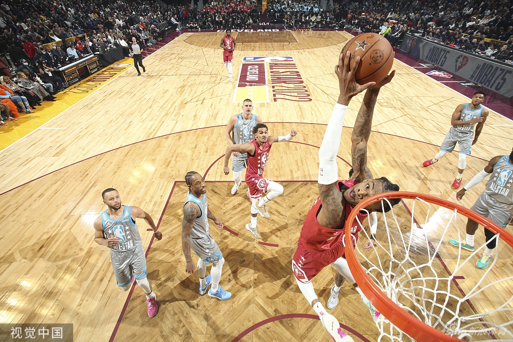 [NBA全明星赛]杜兰特队160-163詹姆斯队