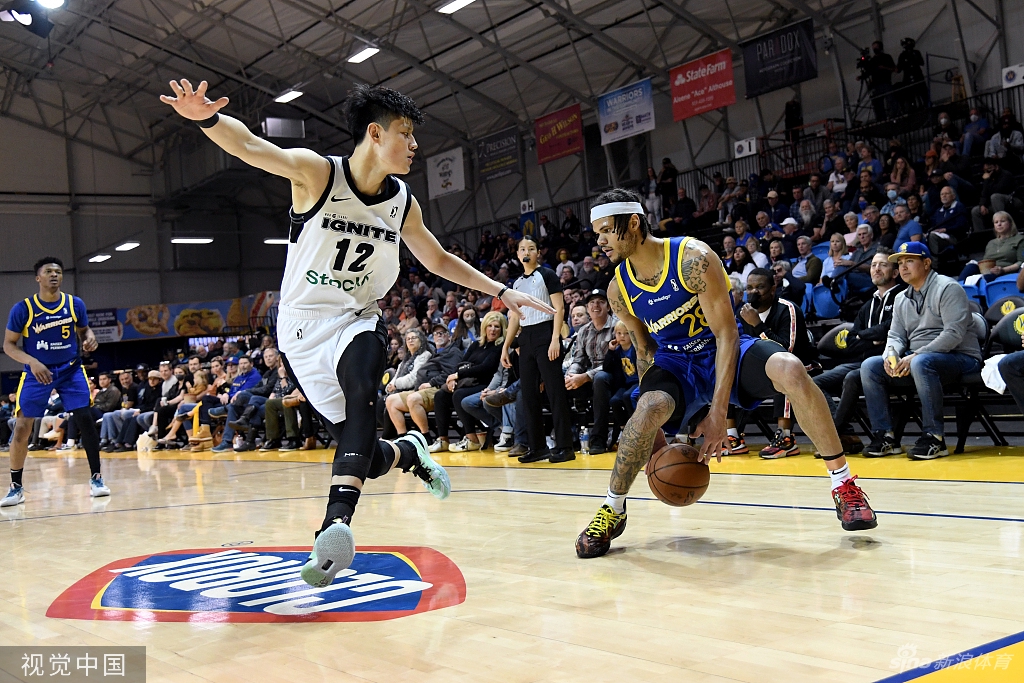 [NBDL]点燃98-110勇士 曾凡博24分钟2分3板1助攻