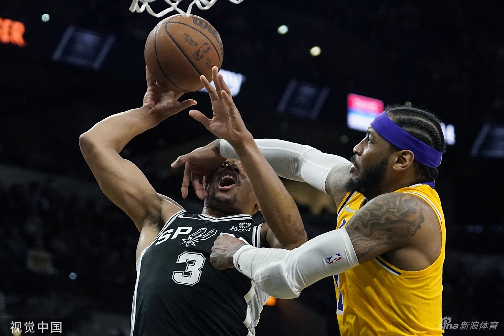 [NBA]湖人110-117马刺 威少空砍17+10