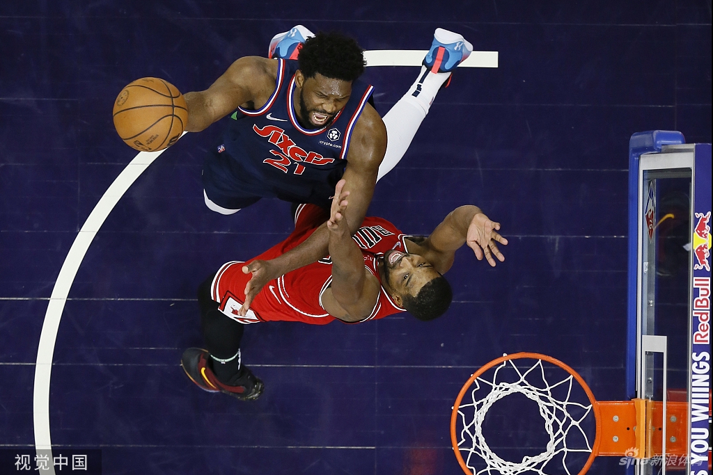 [NBA]公牛106-121负76人 大帝豪取43+14