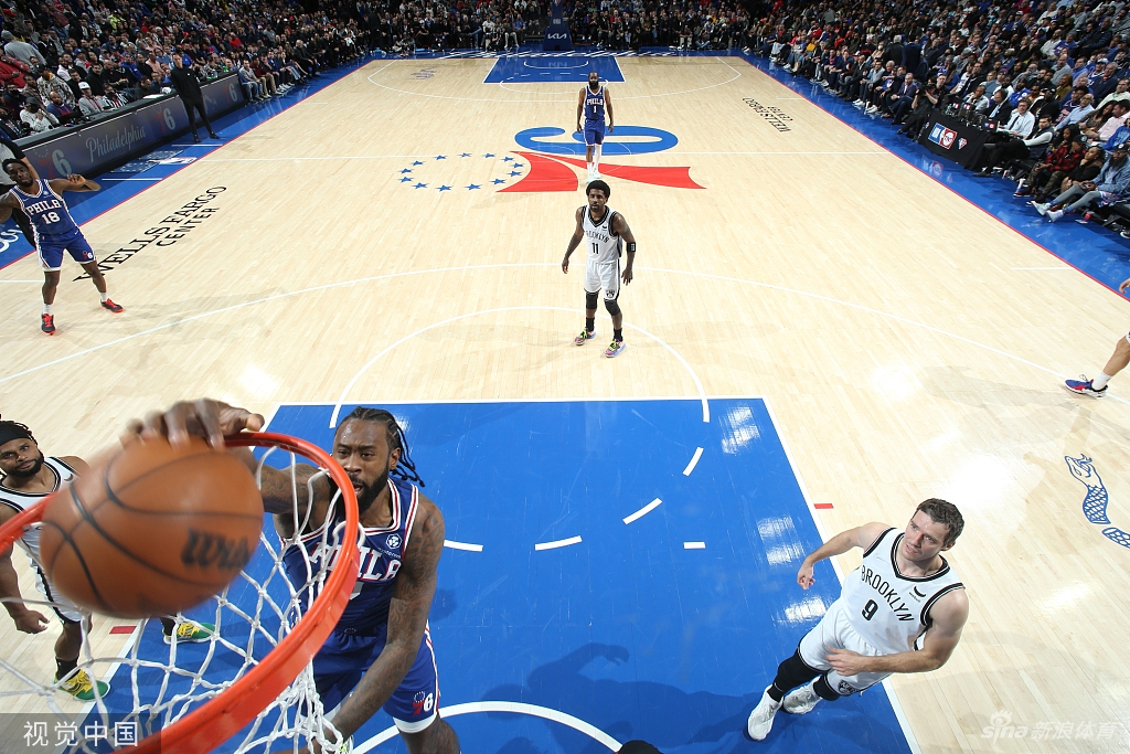 [NBA]篮网129-100大胜76人 杜兰特击溃哈登大帝