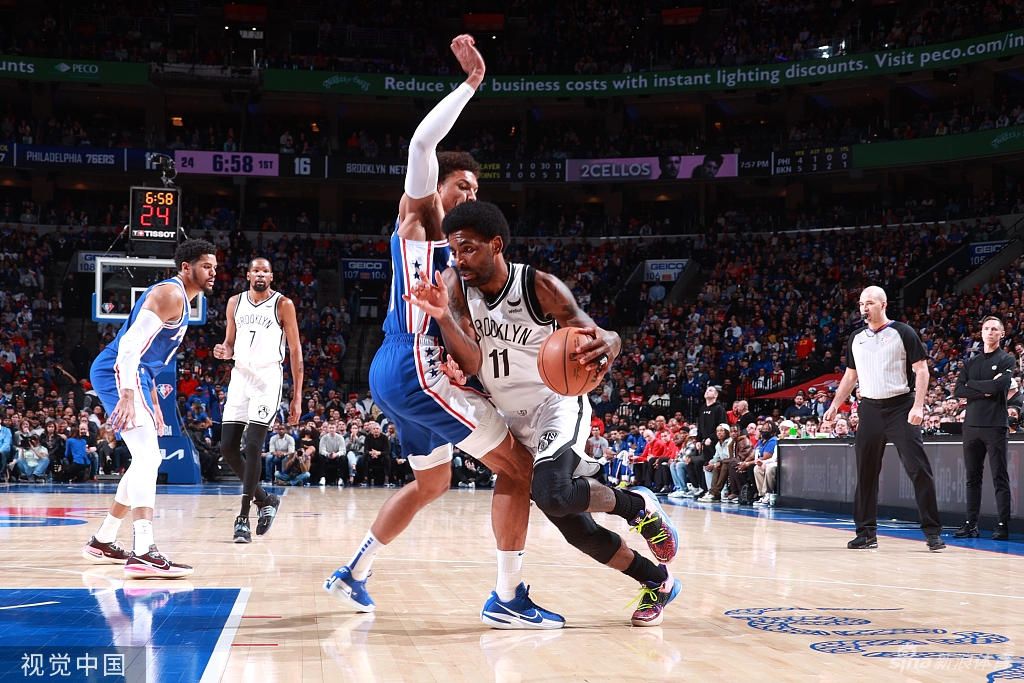 [NBA]篮网129-100大胜76人 杜兰特击溃哈登大帝