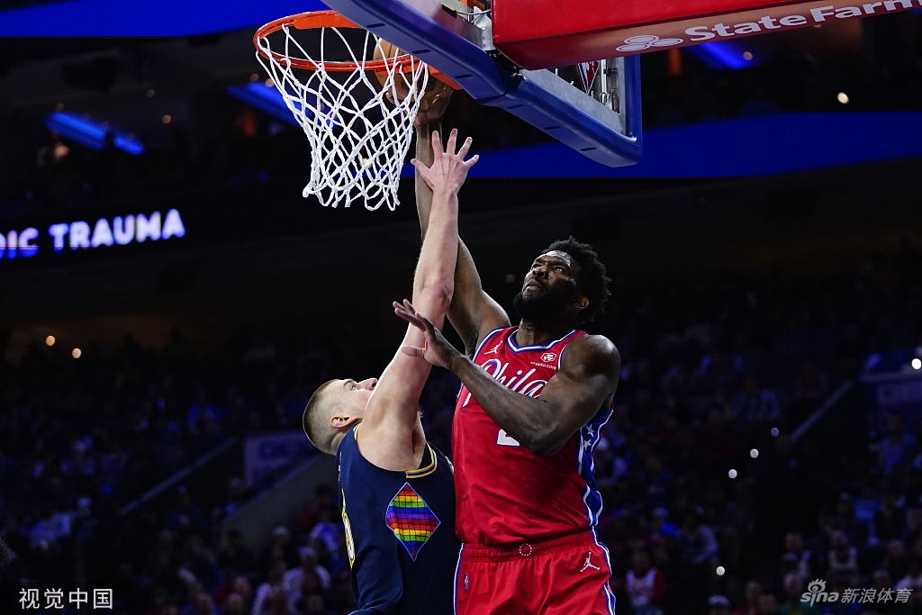 [NBA]掘金114-110克76人 约基奇力压大帝哈登