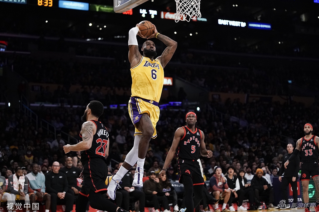 [NBA]猛龙114-103湖人 詹姆斯空砍30分