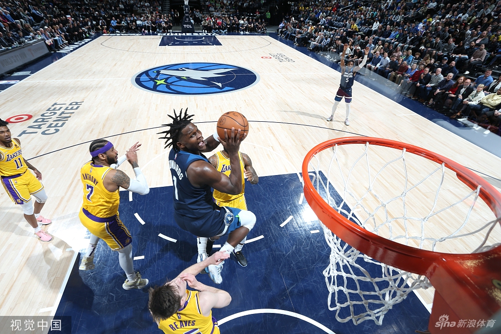 [NBA]湖人104-124森林狼 詹姆斯19分