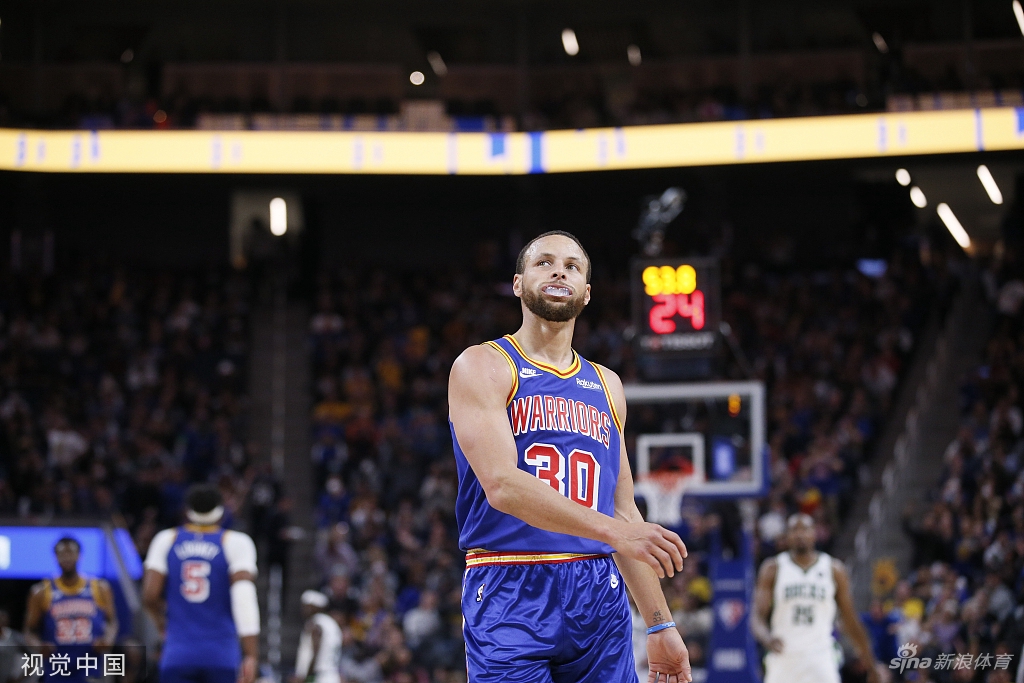 库里因伤将缺席三周比赛 季后赛初期回归