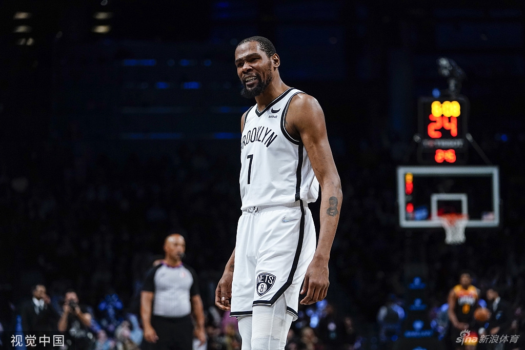 [NBA]爵士106-114篮网 杜兰特轰37分9板8助