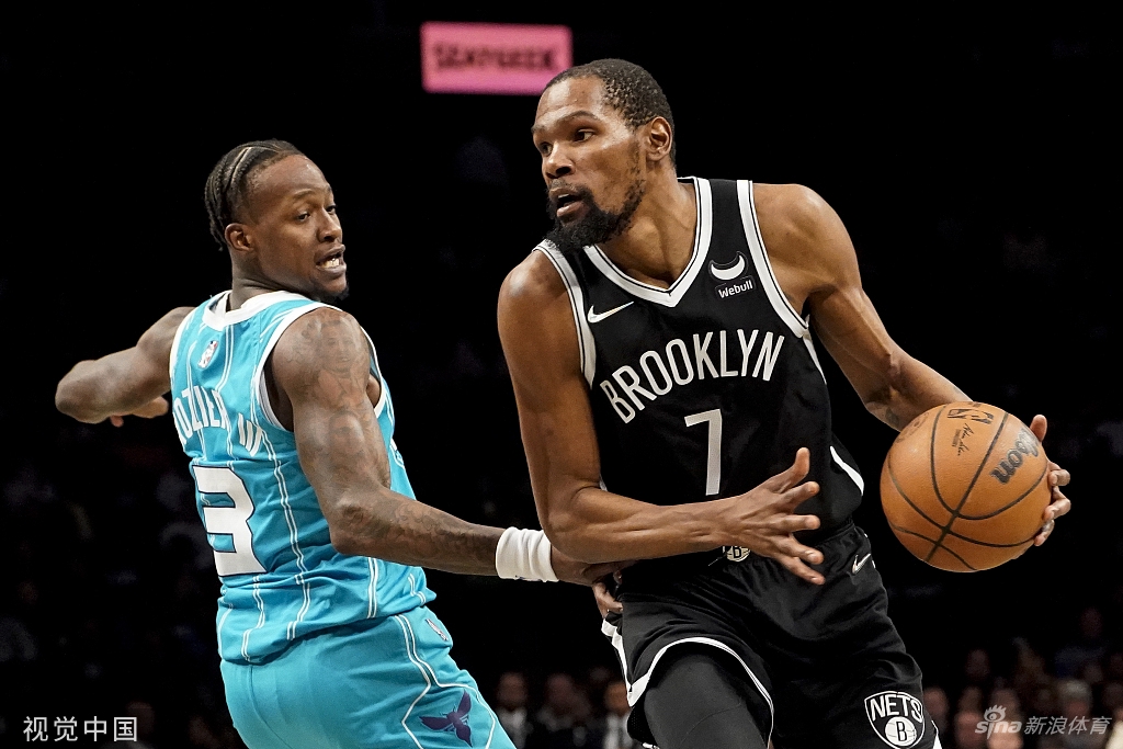 [NBA]黄蜂119-110篮网 杜兰特空砍27+8