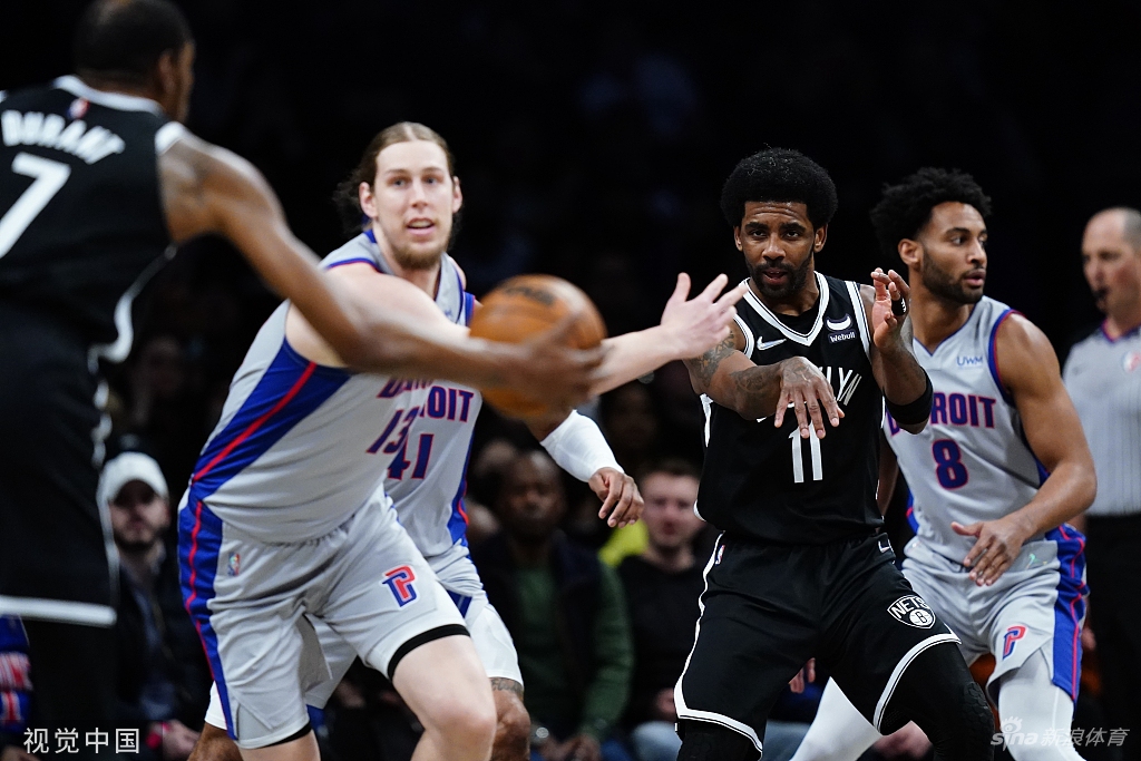 [NBA]活塞123-130篮网 杜兰特砍41分