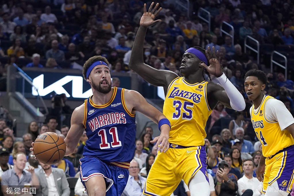 [NBA]湖人112-128勇士 三巨头集体缺阵