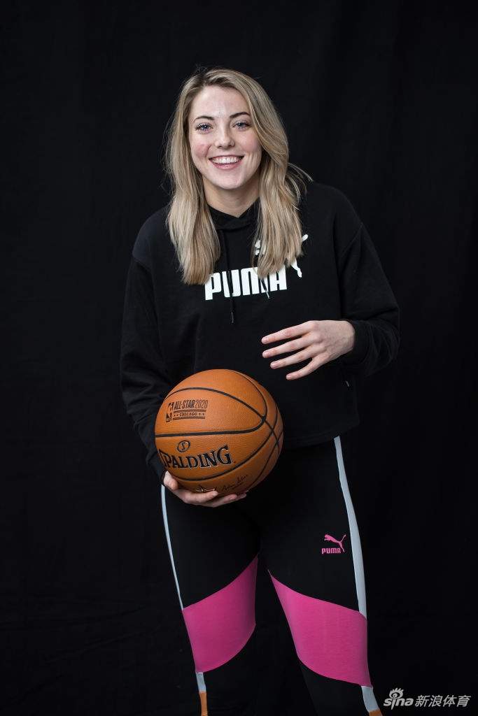 WNBA第一美女球员拍摄全明星赛写真