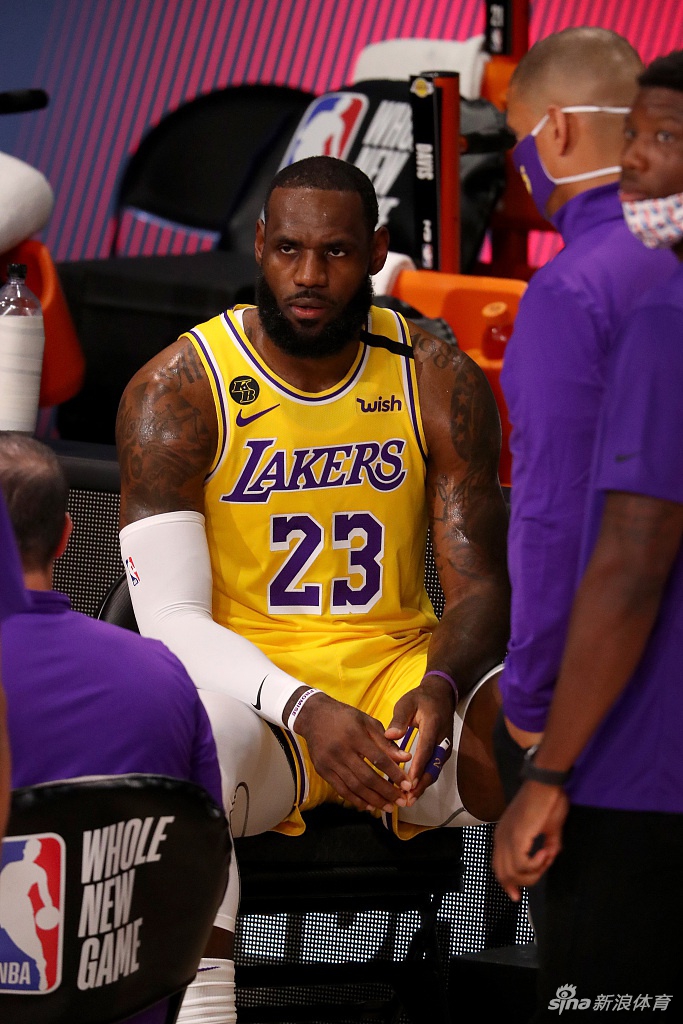 詹姆斯场下休息