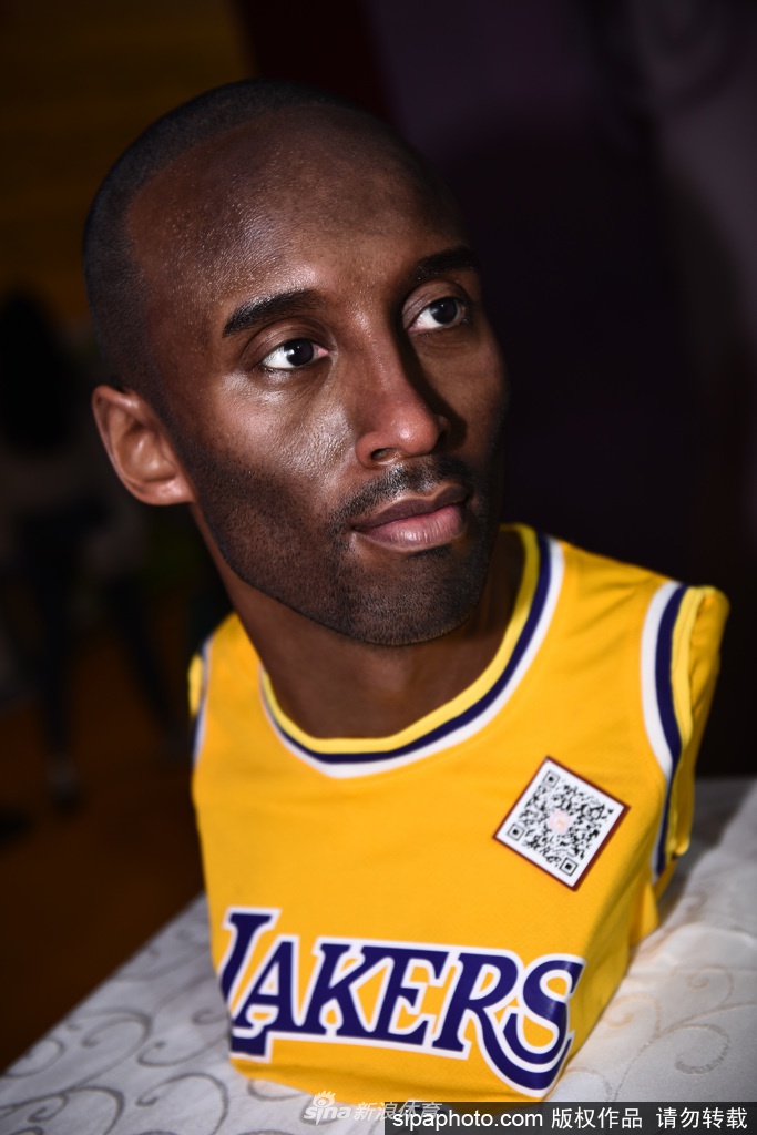 2020年广州文化博览会 科比头像模型惟妙惟肖