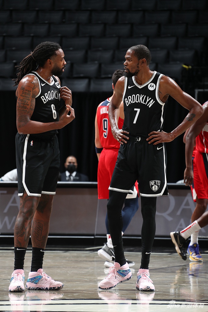 [NBA季前赛]奇才114-119篮网 欧文杜兰特合砍33分