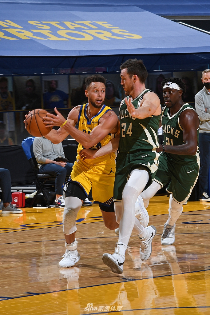 [NBA]雄鹿121-122勇士 库里砍41分