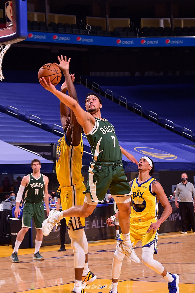 [NBA]雄鹿121-122勇士 库里砍41分