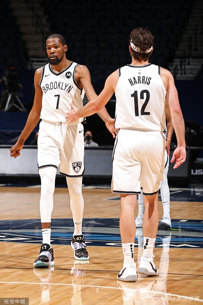 [NBA]篮网127-97大胜森林狼 杜兰特轻取31分